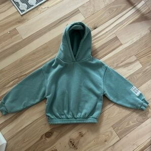 Zara Kids Green Hoodie